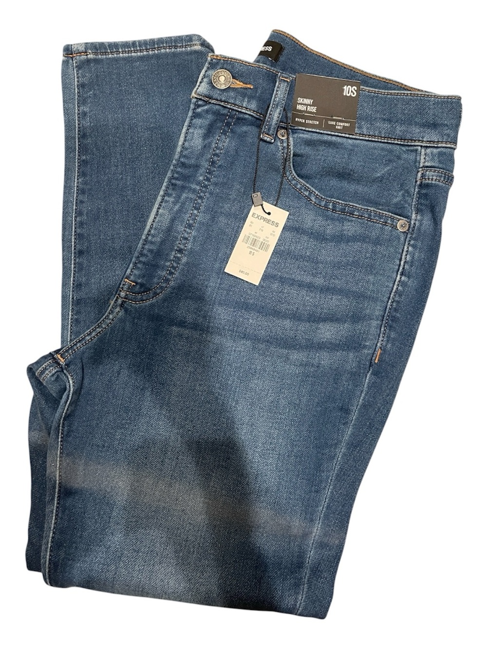 Express Women’s Skinny Jeans in Medium Blue Wash